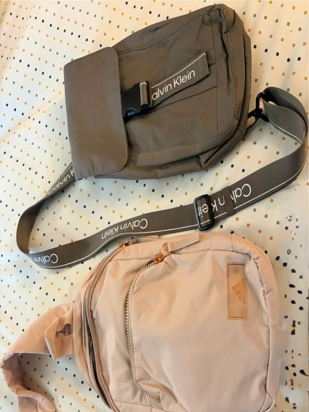 Adidas and Calvin Klein Sling Bags